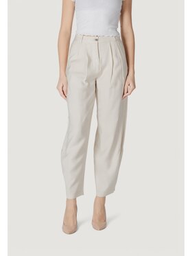 Vila Vila Παντελόνι γυναικείο Vimulli H/W 7/8 Λευκό Palazzo Fit