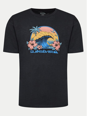 Quiksilver Quiksilver Marškinėliai Riding Today EQYZT07676 Juoda Regular Fit