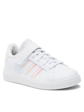 adidas adidas Buty Grand Court Lifestyle Court Elastic Lace and Top Strap Shoes GY2327 Biały