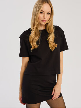 Marlu Marlu Bluzka GALLO Czarny Classic Fit
