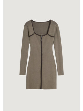 Desigual Desigual Vestito da giorno REPRIS_VEST_KIRKWALL Marrone Modern Fit