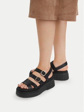 Clarks Clarks Босоніжки Evamar Strap 26185888 Чорний