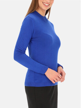 Potis & Verso Potis & Verso Sweter Mai Niebieski Slim Fit