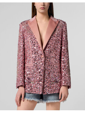 PHILIPP PLEIN PHILIPP PLEIN Giacca da abito 30465 Rosa Loose Fit