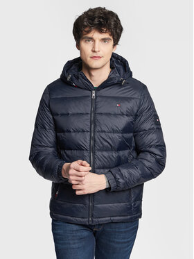 Tommy Hilfiger Tommy Hilfiger Dūnu jaka Quilted MW0MW29007 Tumši zils Regular Fit