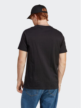 adidas adidas Póló Essentials Single Jersey 3-Stripes T-Shirt IC9334 Fekete Regular Fit
