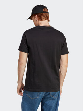 adidas adidas T-Shirt Essentials Single Jersey 3-Stripes T-Shirt IC9334 Czarny Regular Fit