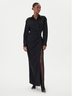 Eleh Eleh Sukienka wieczorowa EFW250275 Czarny Regular Fit