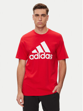 adidas adidas T-Shirt Essentials Single Jersey Big Logo T-Shirt IC9352 Κόκκινο Regular Fit