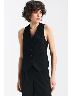 NIFE NIFE Kamizelka garniturowa KA05 Czarny Classic Fit