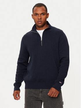 Tommy Jeans Tommy Jeans Sweter DM0DM20596 Granatowy Regular Fit