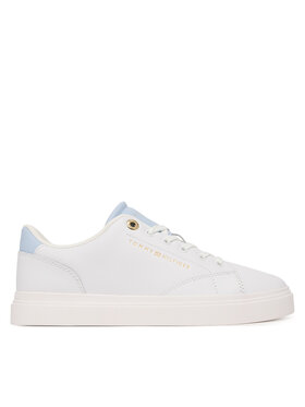 Tommy Hilfiger Tommy Hilfiger Sneakersy Th Feminine Cupsole Leather FW0FW09105 Biela