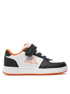 Kappa Kappa Sneakersy Logo Malone Ev Kid 36185LW Biały