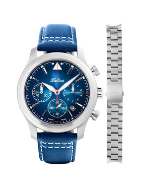 Balticus Balticus Zegarek BALFSQCHBLU-P Niebieski