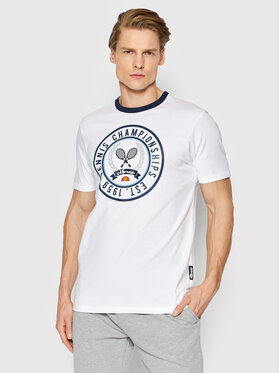 Ellesse Ellesse T-Shirt Segna SHM14229 Biały Regular Fit