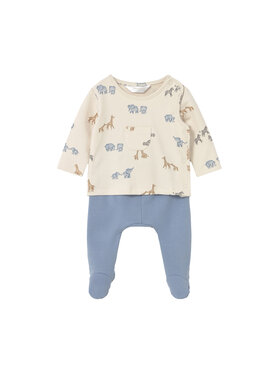 Mayoral Mayoral Set de bluză și pantaloni cu botoșei 2567 Albastru celest Regular Fit