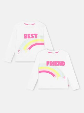 Billieblush Billieblush Набір з 2 блузок U15B94 Écru Regular Fit