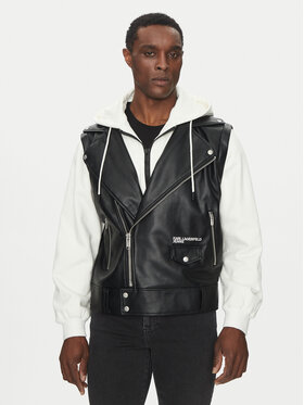 Karl Lagerfeld Jeans Karl Lagerfeld Jeans Преходно яке A1M15005 Черен Regular Fit