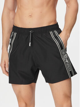 Emporio Armani Emporio Armani Pantaloni scurți pentru înot EM000583 AF20426 UC001 Negru Regular Fit
