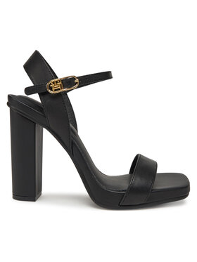 Tommy Hilfiger Tommy Hilfiger Σανδάλια High Heel Leather Sandal FW0FW08534 Μαύρο