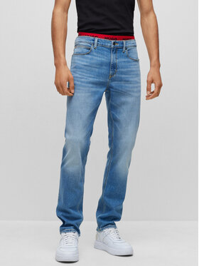 HUGO Hugo Jeansy 50489839 Zielony Slim Fit
