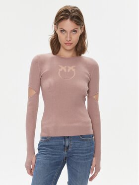 Pinko Pinko Sweater Tricheco 102019 A18M Rózsaszín Regular Fit