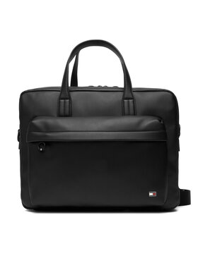 Tommy Hilfiger Tommy Hilfiger Чанта за лаптоп Th Flag Computer Bag AM0AM13989 Черен