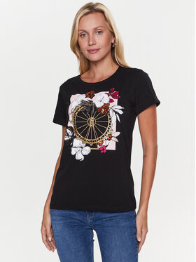 Liu Jo Sport Liu Jo Sport Marškinėliai TA3103 J5003 Juoda Regular Fit