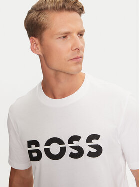 Boss T-shirt 50525208 Bijela Regular Fit