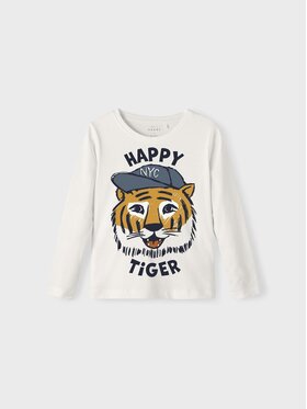 NAME IT NAME IT Μπλουζάκι 13218862 Λευκό Regular Fit