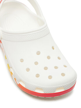 Crocs Natikači Classic Reflector Clog K 210714 Bela