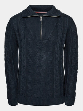 Lindbergh Lindbergh Maglione 30-827082 Blu scuro Relaxed Fit