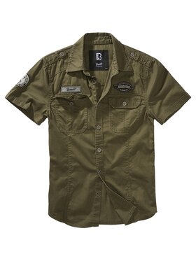 Brandit Brandit Koszula 4033.1.5XL Zielony Regular Fit