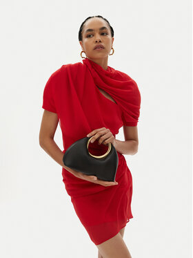 JACQUEMUS JACQUEMUS Táska Mini ring handbag 241BA395 Fekete