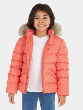 Tommy Hilfiger Tommy Hilfiger Пуховик Essential KG0KG07399 D Кораловий Regular Fit