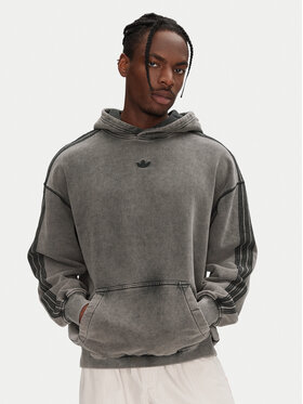 adidas adidas Felpa Premium Essentials Retro JD0245 Grigio Loose Fit