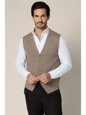 Lancerto Lancerto Kamizelka Lior SW073225000092 Beżowy Regular Fit