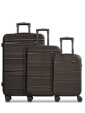 Redolz Redolz Komplet walizek 296288 Brązowy