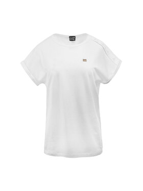 EA7 Emporio Armani EA7 Emporio Armani T-Shirt 3DTT09-TJTQZ-0700_XS Biały Regular Fit