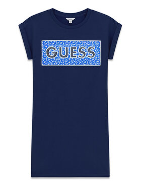 Guess Guess Vsakodnevna obleka J6GK05 KAE24 Mornarsko modra Regular Fit