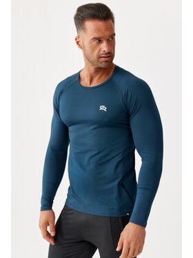 ROUGH RADICAL ROUGH RADICAL Koszulka techniczna VITAL ZIP LS Niebieski Slim Fit