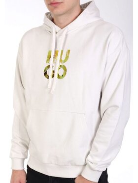 HUGO HUGO Bluza 50522119 10266045 01 101 Beżowy Regular Fit