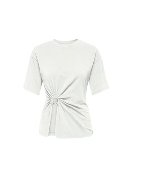 ONLY ONLY T-shirt Maglia onlcleo ss o neck Bianco Regular Fit