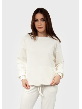 DKaren Sport DKaren Sport Bluza D-K-B2 Écru Classic Fit