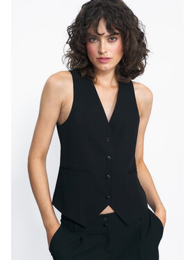 NIFE NIFE Kamizelka garniturowa KA03 Czarny Classic Fit