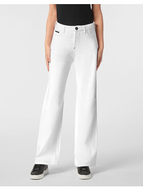 PHILIPP PLEIN PHILIPP PLEIN Jeans 24461 Bianco Skater Fit