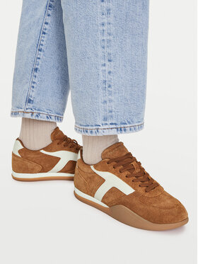 Tommy Hilfiger Tommy Hilfiger Superge Th Vintage Low Runner Suede FW0FW09621 Rjava