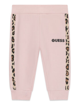 Guess Guess Sporta bikses K6BB03 K5886 Gaiši rozā Regular Fit