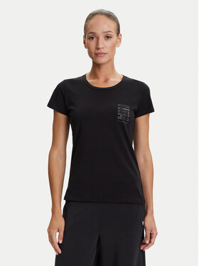 Liu Jo Sport Liu Jo Sport T-Shirt TF5287 JS923 Czarny Regular Fit