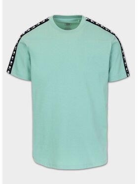 PITBULL PITBULL T-Shirt Koszulka męska TAPE NUGGET S Zielony Regular Fit